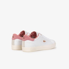 Tênis de couro PowerCourt Lacoste Feminino - Foto 2