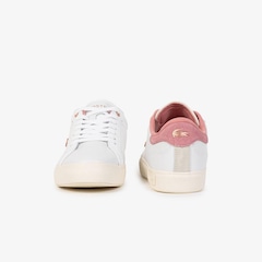 Tênis de couro PowerCourt Lacoste Feminino - Foto 4