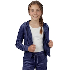 Conjunto Moletom Infantil Roupas Térmicas Inverno Plush Peluciado Capuz Veluna - Foto 3