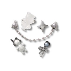 Kit Jibbitz™ Crocs Punk Pack com 5 Peças - Foto 1