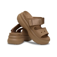 Sandália Crocs Soho Two Strap Sandal Sepia - Unissex - Foto 3