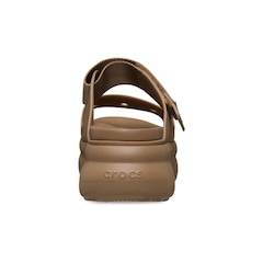 Sandália Crocs Soho Two Strap Sandal Sepia - Unissex - Foto 6