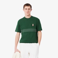 Camiseta Masculina em Piqué com Emblema Bordado Lacoste - Foto 1