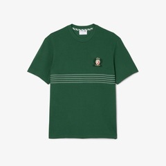 Camiseta Masculina em Piqué com Emblema Bordado Lacoste - Foto 4