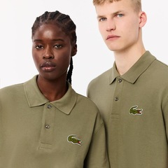 Camiseta Polo Unissex Loose Fit L.12.12 Com Emblema Lacoste - Foto 2