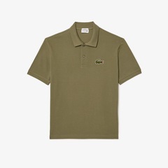 Camiseta Polo Unissex Loose Fit L.12.12 Com Emblema Lacoste - Foto 4