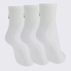 Kit Meia Lupo AM Sport Cano Médio Basic 3 Pares - Foto 2