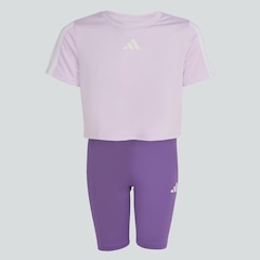 Conjunto Infantil TR-ES 3 Stripes adidas - Foto 4