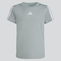 Camiseta Infantil adidas 3 Stripes Logo - Foto 4