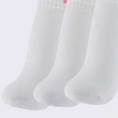 Kit Meia Cano Baixo 3 Pares Basic Puma Feminina - Foto 3