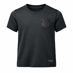 Camisa do Corinthians Dry Símbolo Bordado Coimbra - Infantil - Foto 1