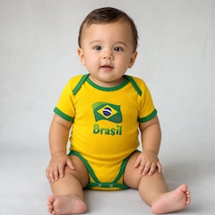 Body do Brasil Torcida Baby Oficial - Foto 2