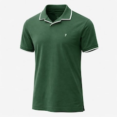 Camisa do Palmeiras Polo Palestra Gola V Pluz Size - Masculina - Foto 1