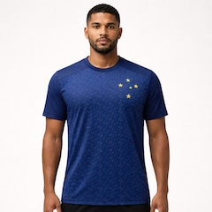 Camisa do Cruzeiro Impacto Gold Braziline - Masculina - Foto 2