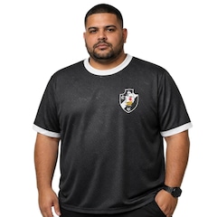 Camisa do Vasco da Gama Origem Black Plus Size Hyperbole - Masculina - Foto 1