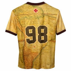 Camisa do Vasco da Gama Retrô Libertadores 98 Epic Bege Hyperbole - Masculina - Foto 3