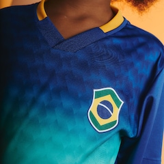 Camisa Brasil Casual Samba Braziline - Infantil - Foto 3
