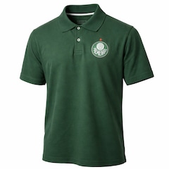 Camisa do Palmeiras Polo Piquet Bordado Alviverde Betel - Masculina - Foto 1