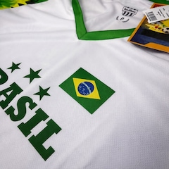 Camisa Brasil Essence Branca RetrôMania - Feminina - Foto 3