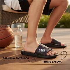 Chinelo Slide Masculino NBA Rider Pump - Foto 2