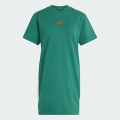 Vestido Camiseta adidas Essentials Três Listras em malha simples Feminino - Foto 2