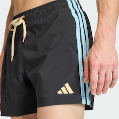 Short de natação adidas Três Listras 5 polegadas Masculino - Foto 6