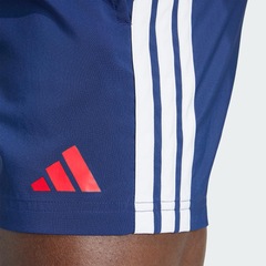 Short de natação adidas Três Listras 5 polegadas Masculino - Foto 6