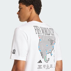 Camiseta adidas Mapa Copa do Mundo FIFA Masculina - Foto 5