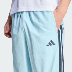 Calça adidas em Malha e Bainha Aberta Essentials Três Listras Masculina - Foto 5