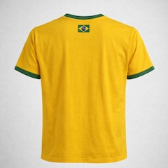 Camisa Brasil Retrô Símbolo Algodão RetrôMania - Masculina - Foto 4