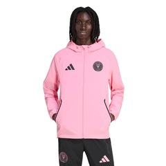 Jaqueta Corta-Vento Masculina Zíper Tiro Travel Inter Miami CF adidas - Foto 1