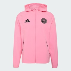 Jaqueta Corta-Vento Masculina Zíper Tiro Travel Inter Miami CF adidas - Foto 2
