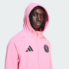 Jaqueta Corta-Vento Masculina Zíper Tiro Travel Inter Miami CF adidas - Foto 6