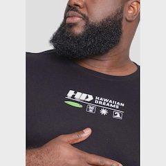Camiseta HD Plus Size Estampada Globe Techno HD Masculina - Foto 3