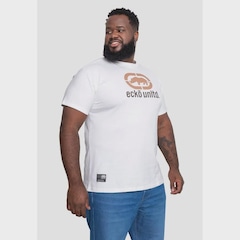 Camiseta Ecko Plus Size Off White Estampada Masculina - Foto 5