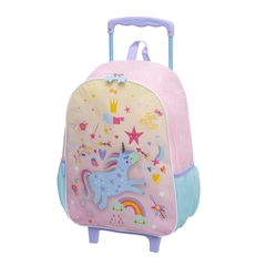 Mochila Infantil Com Rodinhas Pack Me Magic Pacific - 20 Litros - Foto 1