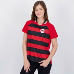 Camiseta do Flamengo Manto Raglan - Feminino - Foto 2