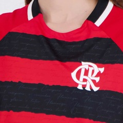 Camiseta do Flamengo Manto Raglan - Feminino - Foto 4