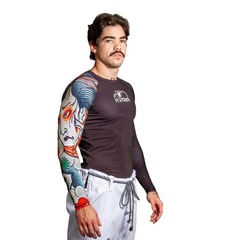 Camiseta Manga Longa Rash Guard Samurai KVRA HP - Unissex - Foto 2