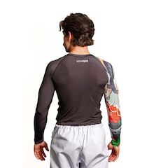 Camiseta Manga Longa Rash Guard Samurai KVRA HP - Unissex - Foto 4