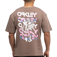 Camiseta Oakley B1B Warp Graphic SS WT26 Masculina - Foto 2