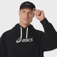 Blusão ASICS Logo Fleece Pullover Hoodie Masculina - Foto 4