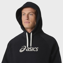 Blusão ASICS Logo Fleece Pullover Hoodie Masculina - Foto 6