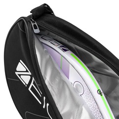 Raquete de Beach Tennis Zeiq Pro Violet Collani White 3k - Foto 9