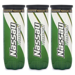 Bola de Tênis Nassau Tournament Pack com 3 Tubos - Foto 1