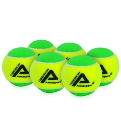Bola de Tênis Ama Sport Stage 1 Tigerkin Pack 6 Bolas - Foto 1