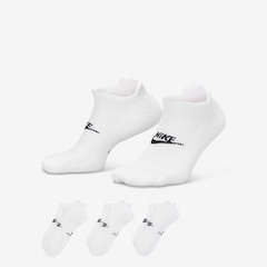 Meia Nike Everyday Elevate (3 Pares) Cano Curto Unissex - Foto 1