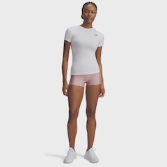 Shorts de Treino Under Armour HeatGear Rib - Feminino - Foto 3