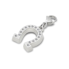 Jibbitz™ Crocs Pingente Ferradura de Prata da Sorte - Foto 2