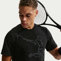 Camiseta Dri-FIT Nike Court French Open Masculina - Foto 1